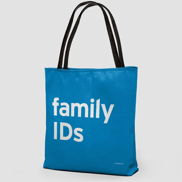Family IDs - Tote Bag
