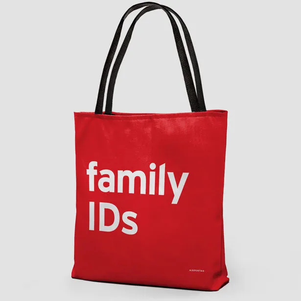 Family IDs - Tote Bag