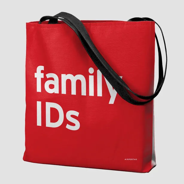 Family IDs - Tote Bag