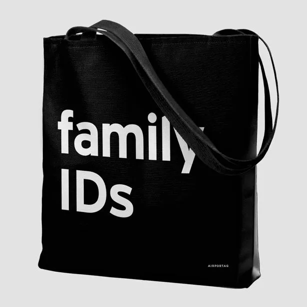 Family IDs - Tote Bag