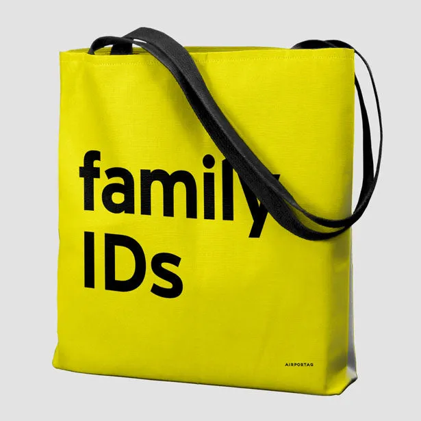 Family IDs - Tote Bag