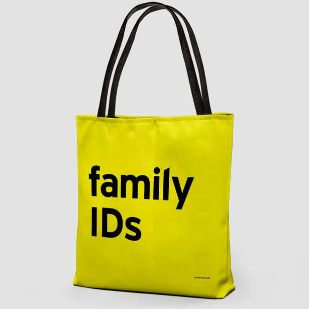 Family IDs - Tote Bag