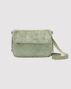 FAUX FUR CROSSBODY BAG "JADE HORIZON"