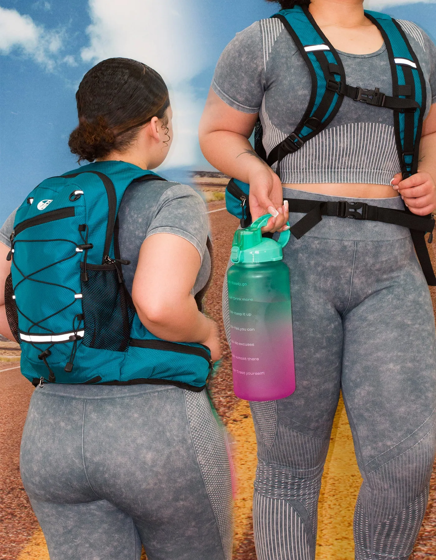 Fino B4498 Tactical Outdoor & Cycling Hydration Water Backpack