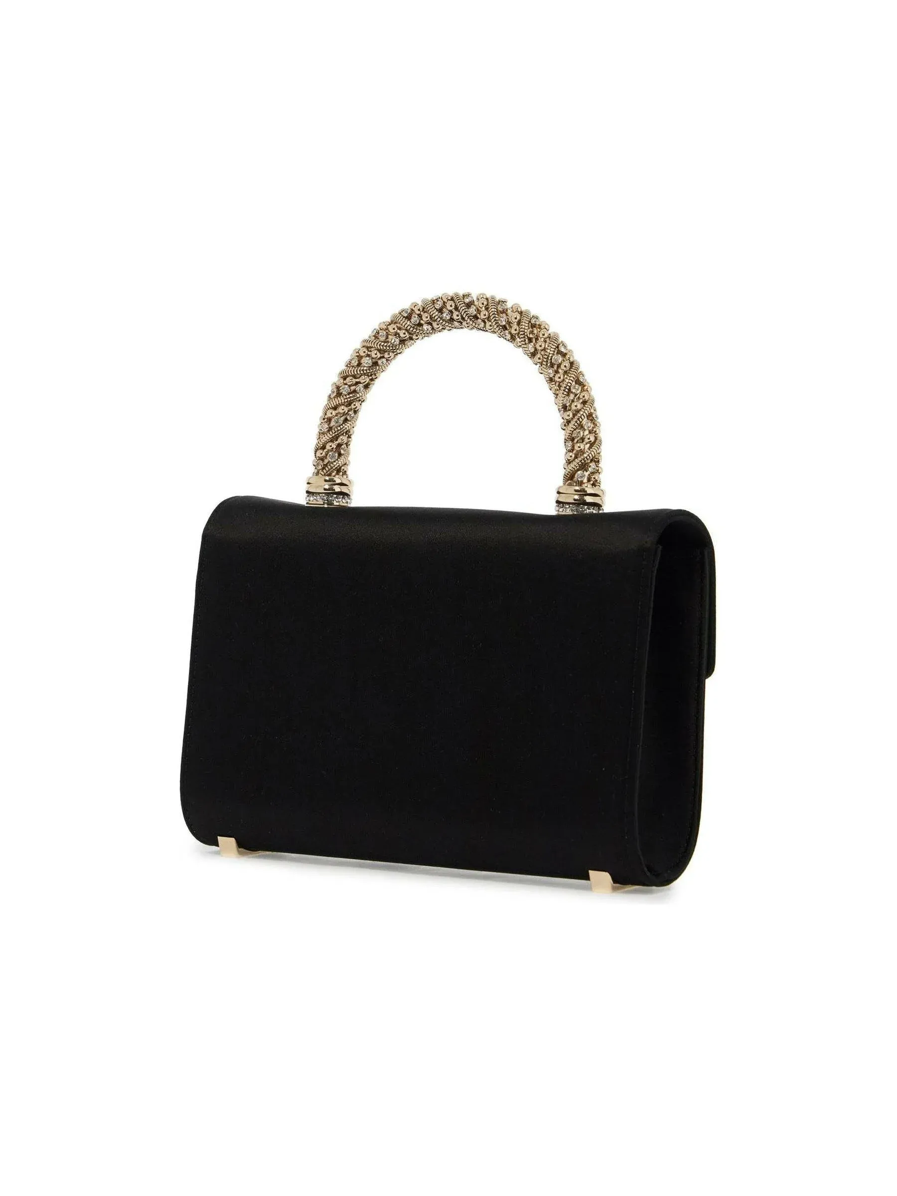 Flower Strass Jewel Buckle Evening Bag