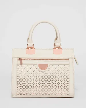 Ginger Punchout 2 Ivory Tote Bag