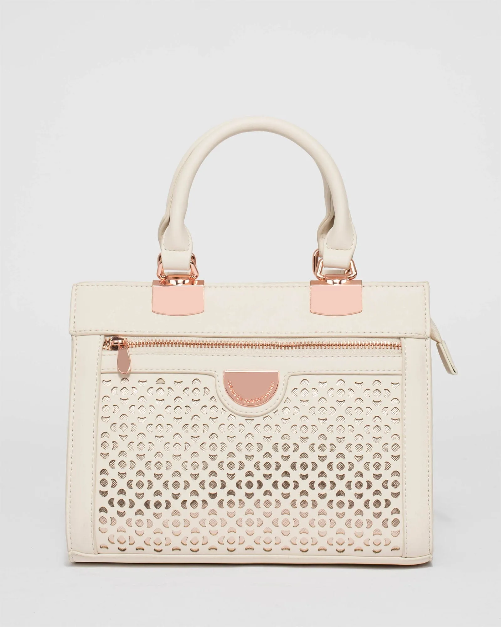 Ginger Punchout 2 Ivory Tote Bag