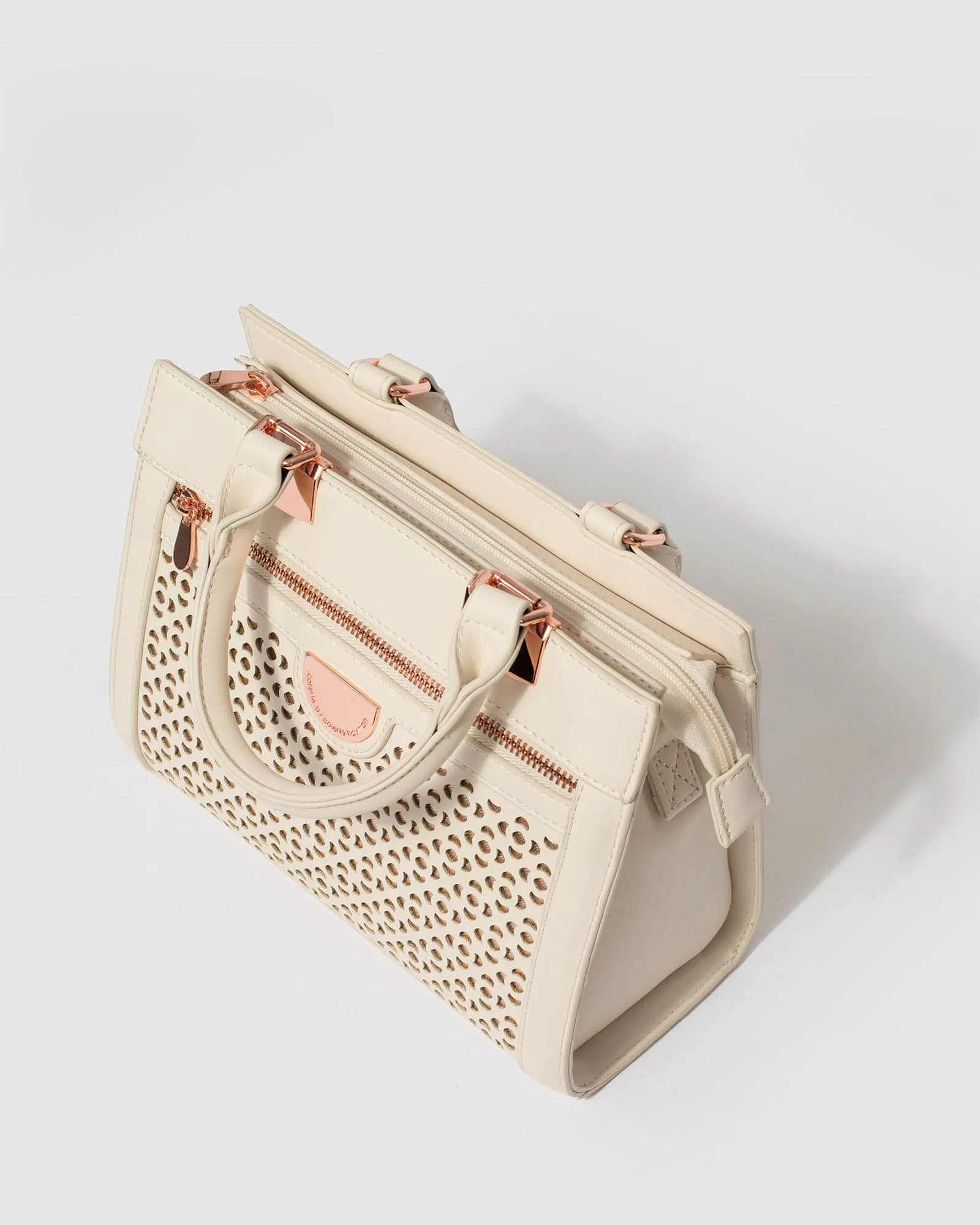 Ginger Punchout 2 Ivory Tote Bag