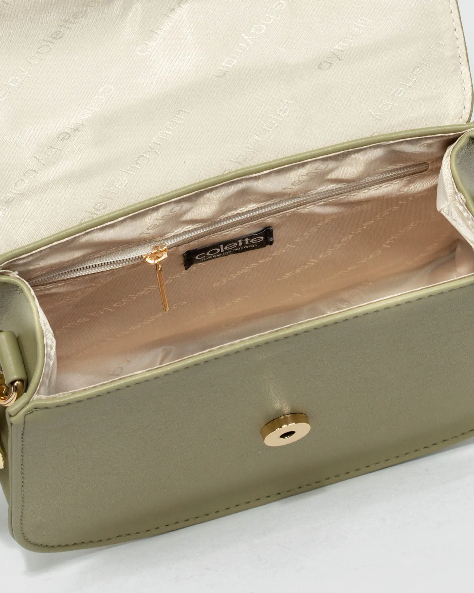 Green Jacie Crossbody Bag