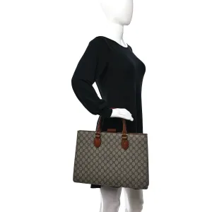 Gucci Gg Supreme Large Top Handle Bag