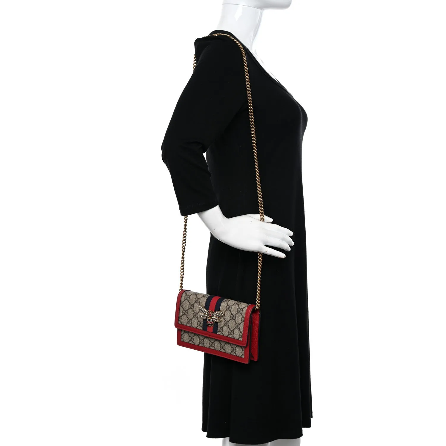 Gucci Gg Supreme Web Queen Margaret