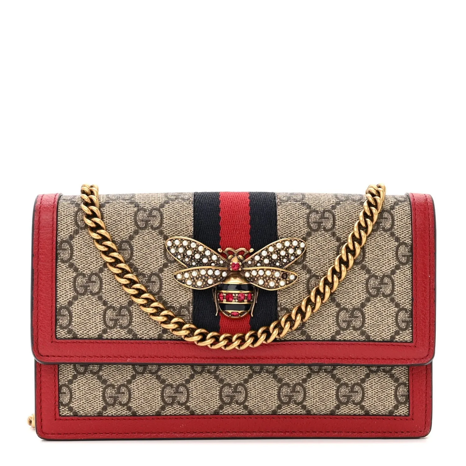 Gucci Gg Supreme Web Queen Margaret