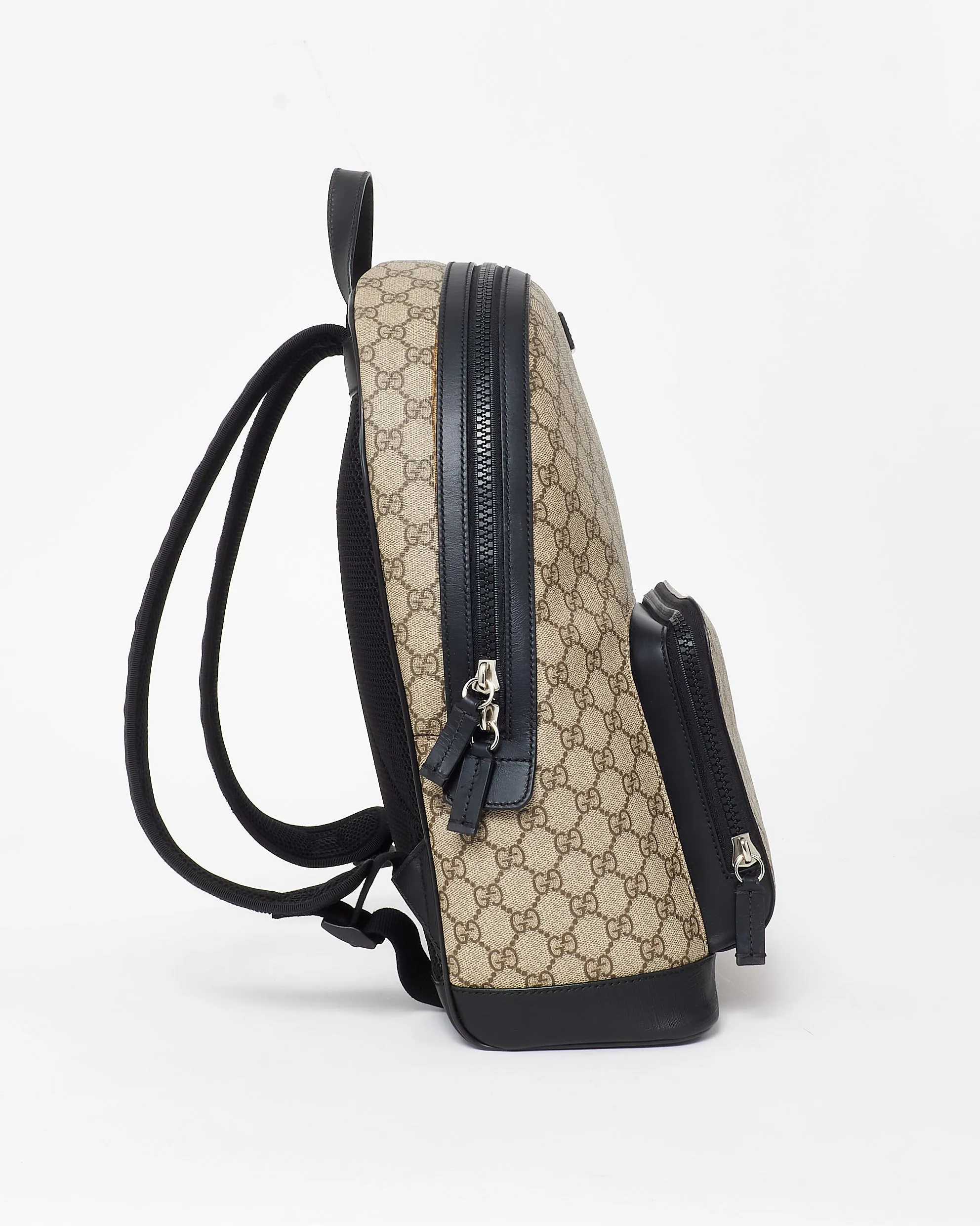Gucci Monogram Coated GG Supreme Canvas Backpack