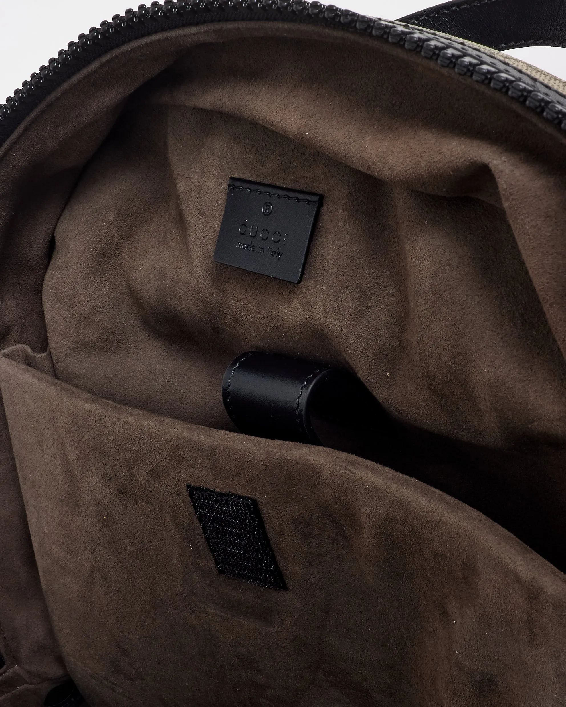 Gucci Monogram Coated GG Supreme Canvas Backpack