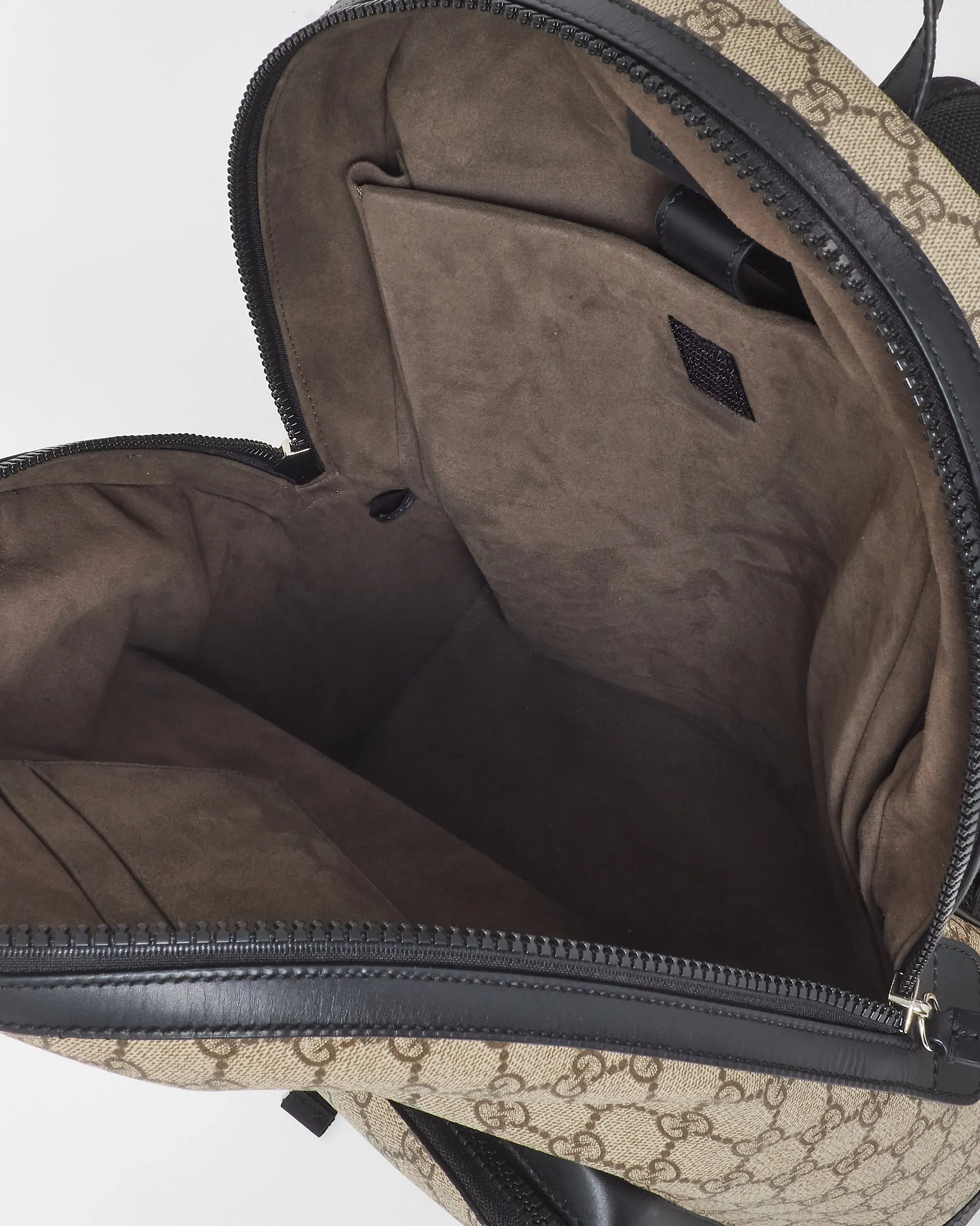 Gucci Monogram Coated GG Supreme Canvas Backpack