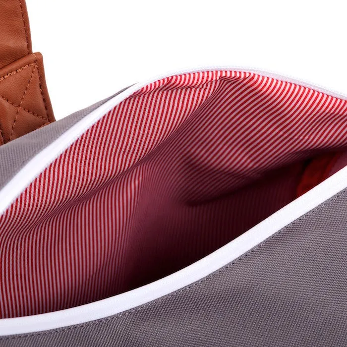 Herschel Supply Novel Duffel Bag - Grey & Tan