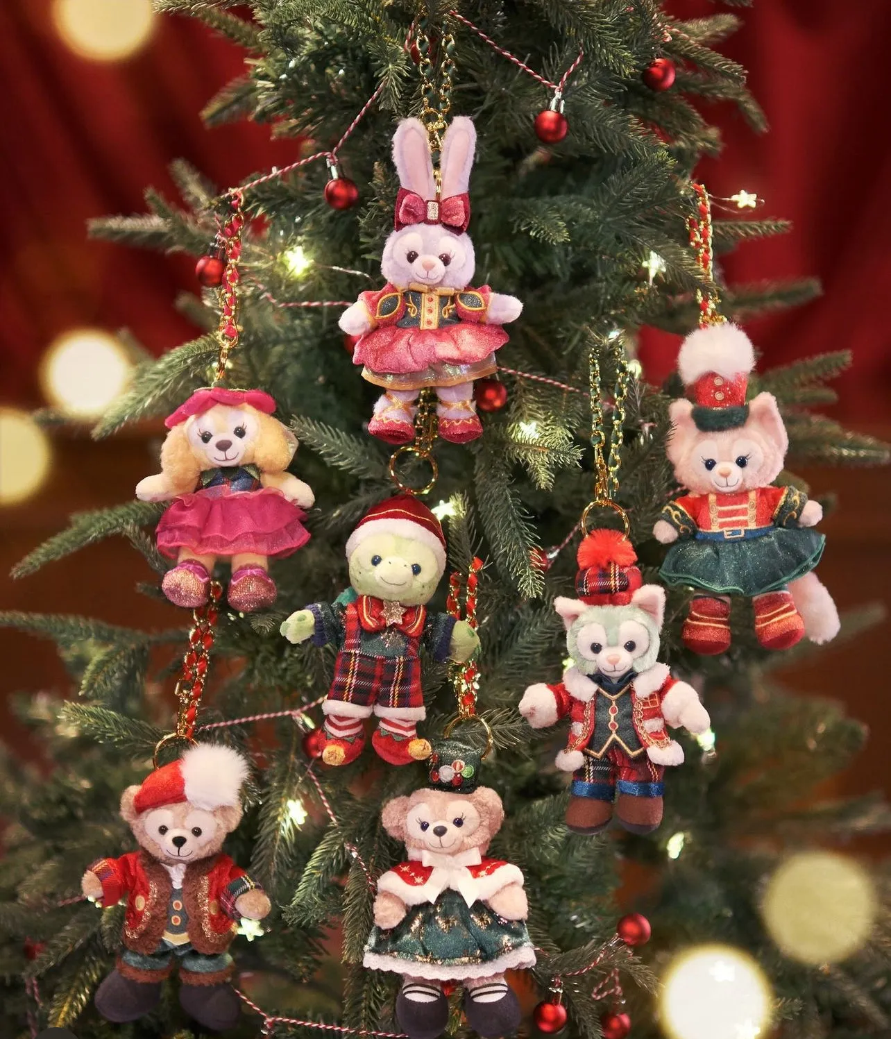 HKDL - 2024 Christmas Duffy and Friends x Olu Mel Plush Keychain