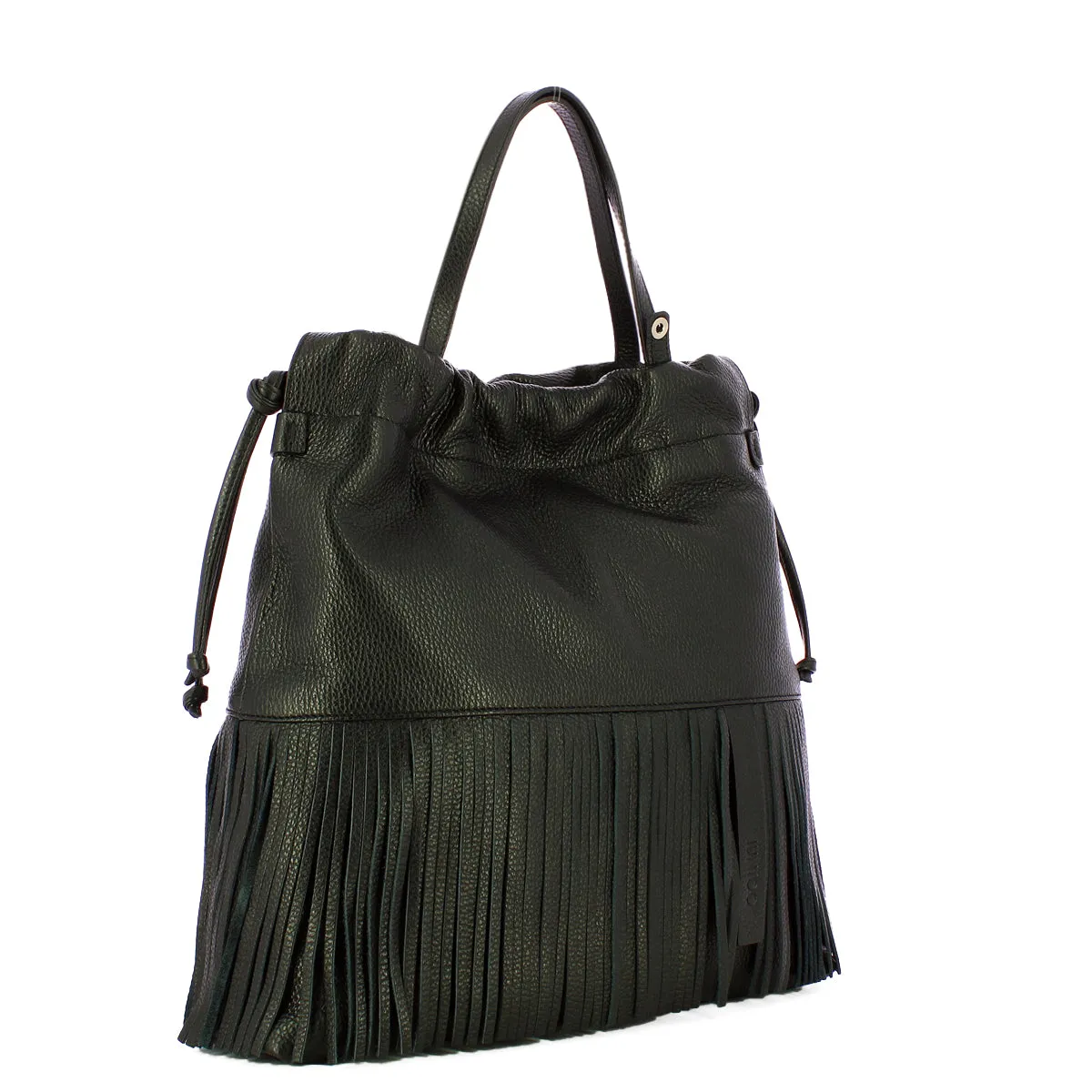 Iuntoo - Suadente Nero Large Handbag - 114011 - NERO