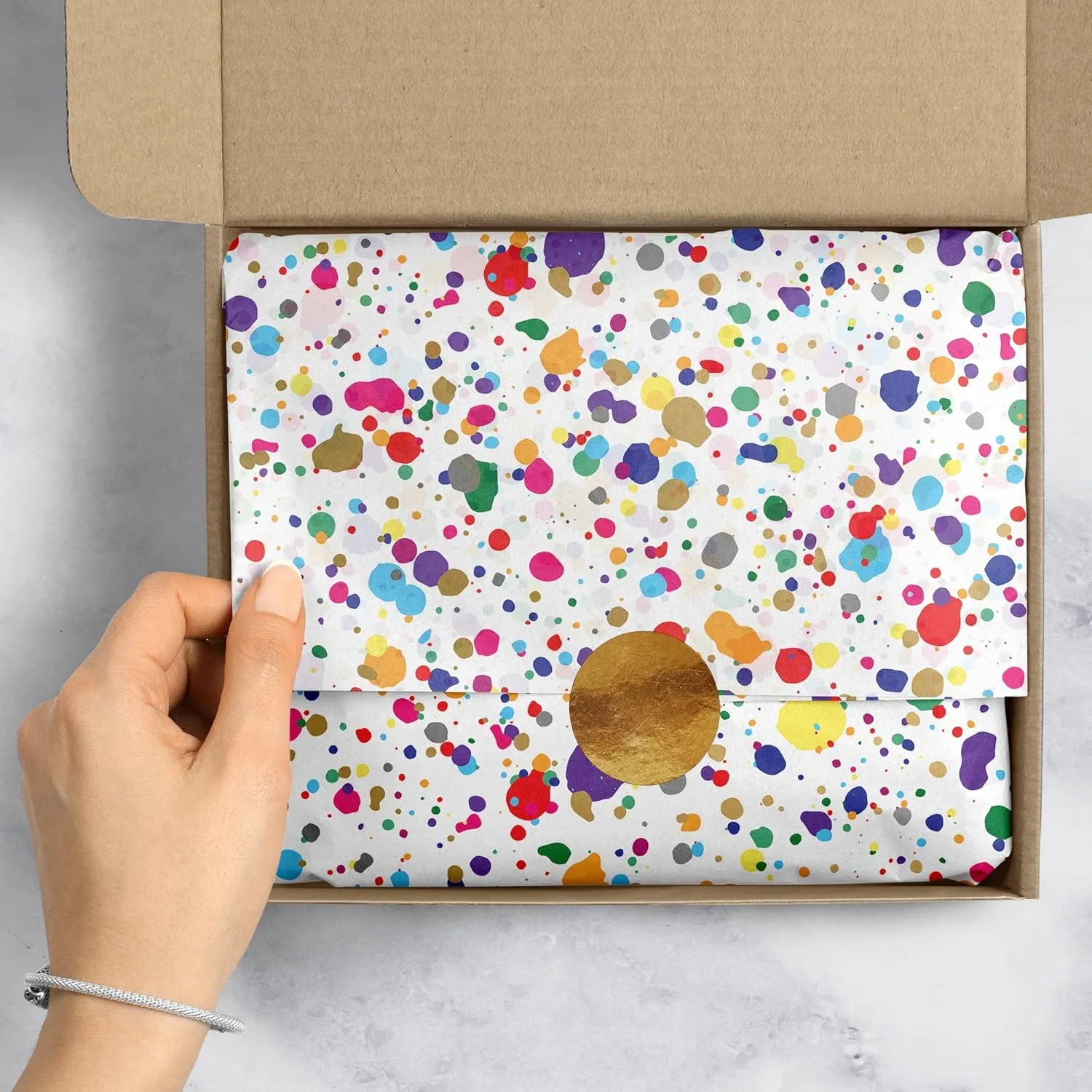 Jilson & Roberts Splatter Printed Gift Tissue Paper
