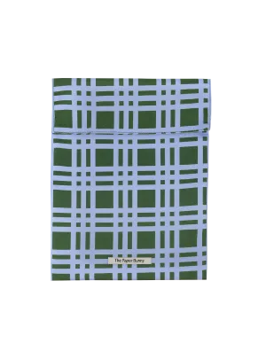 Large Pocket Pouch (Checkered Forest)