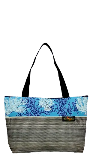 Lg Mesh Tote Bag Coral Polu