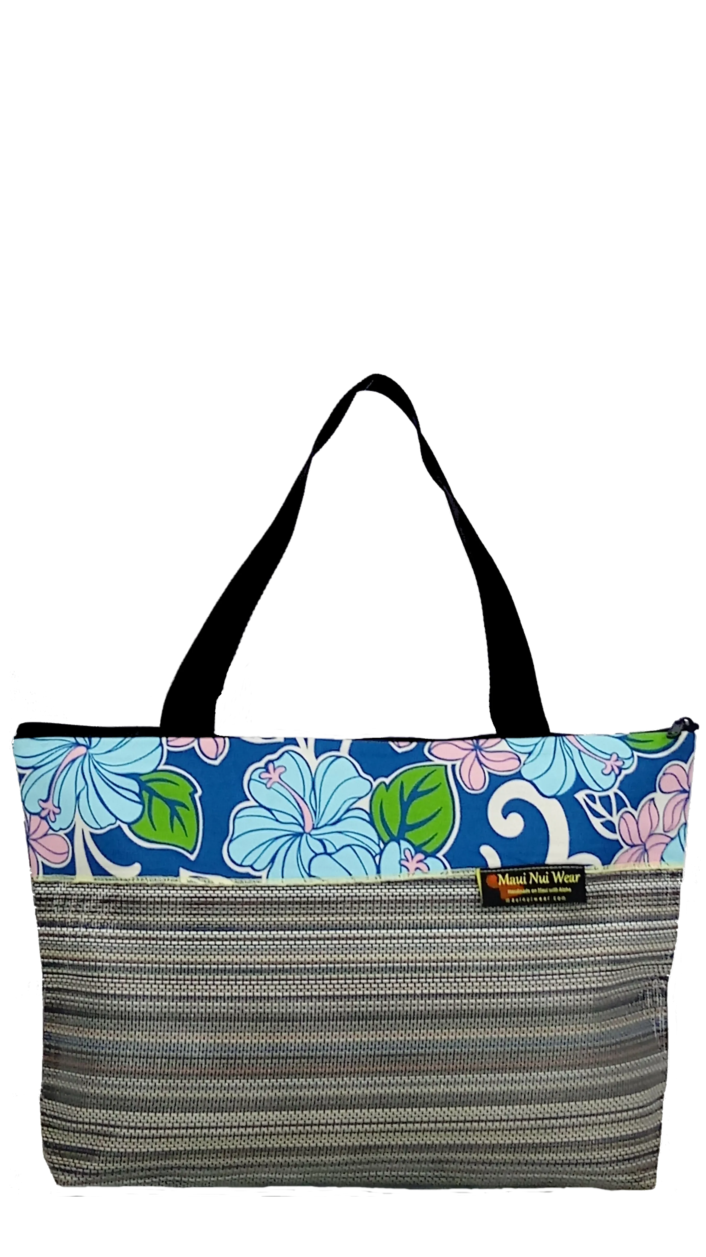 Lg Mesh Tote Bag Floral Polu