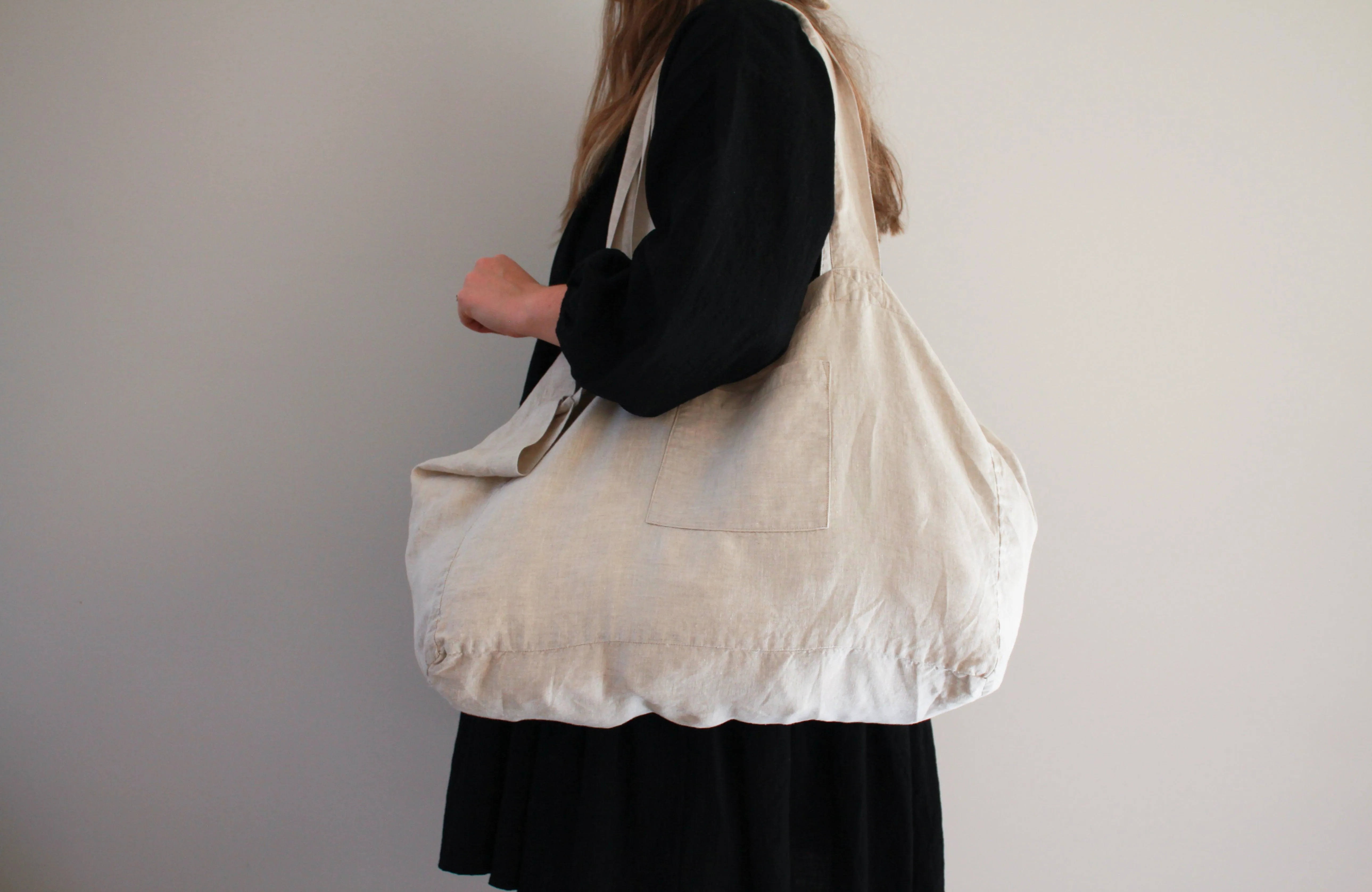 Linen Tote - SAND