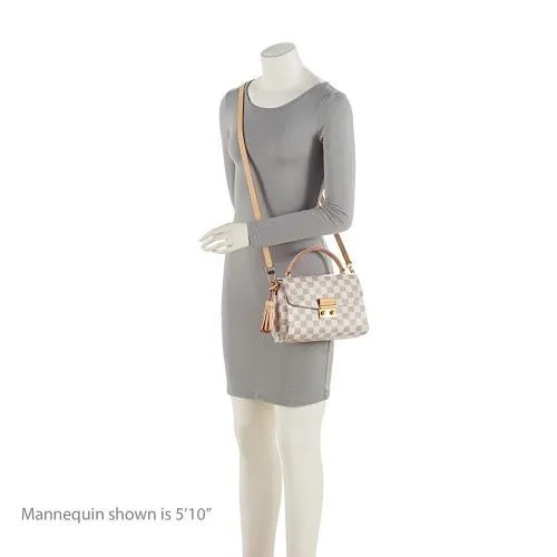 Louis Vuitton Damier Azur Croisette Shoulder Bag (SHF-SJuLJB)