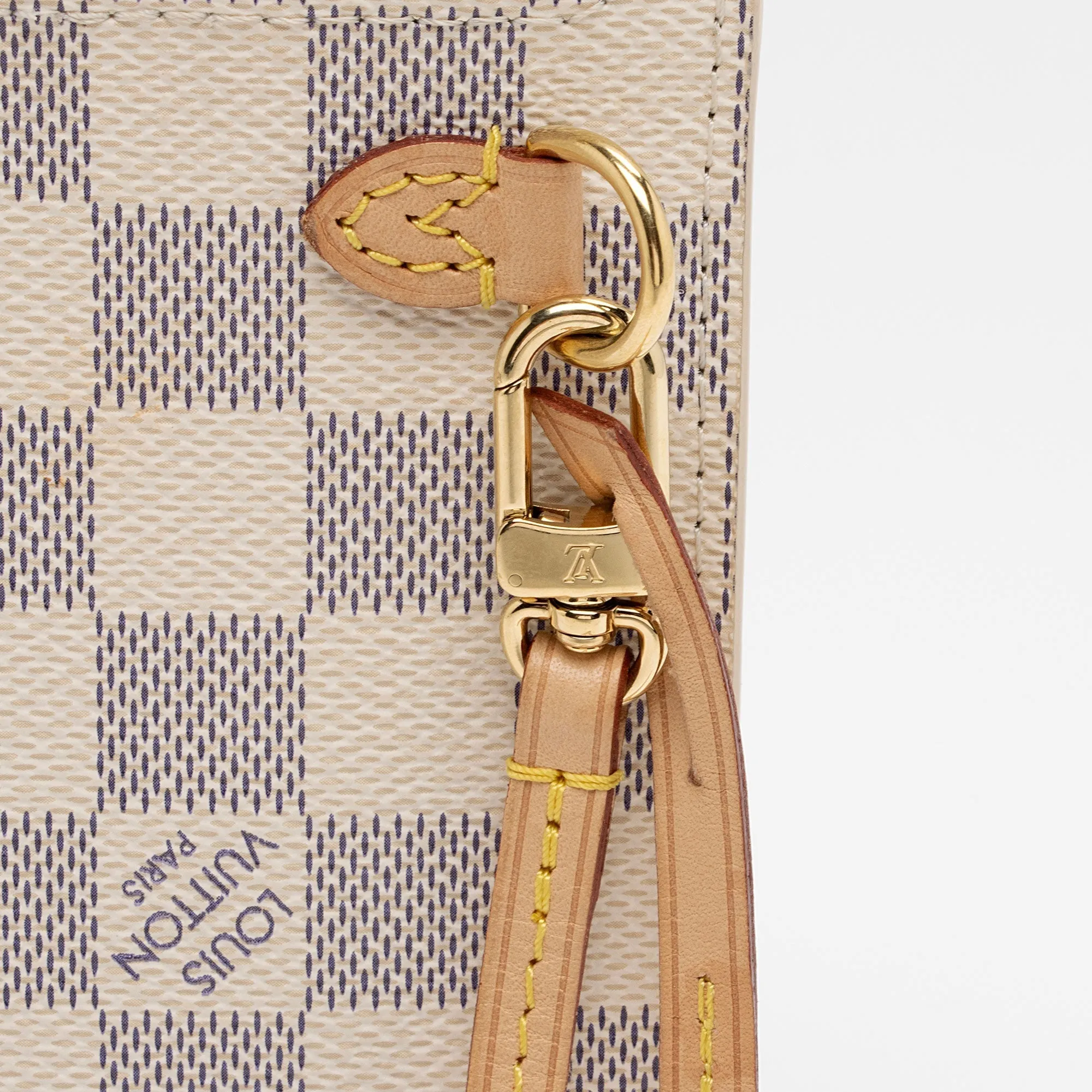 Louis Vuitton Damier Azur Neverfull GM Pochette (SHF-pkmLOz)