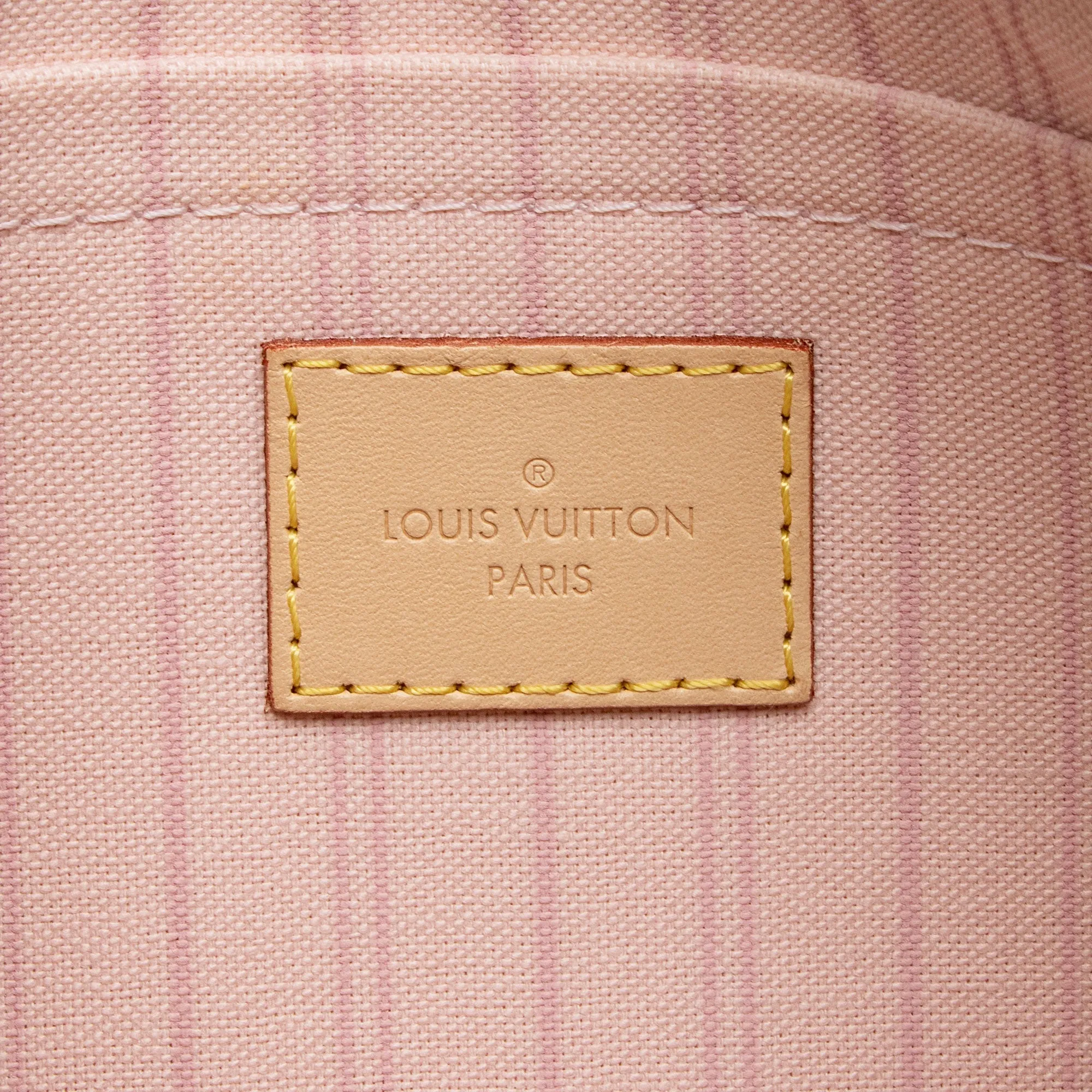 Louis Vuitton Damier Azur Neverfull GM Pochette (SHF-pkmLOz)