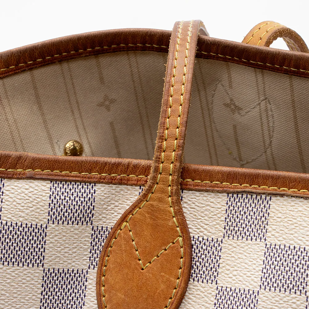 Louis Vuitton Damier Azur Neverfull MM Tote (SHF-19519)