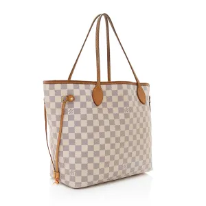 Louis Vuitton Damier Azur Neverfull MM Tote (SHF-19519)