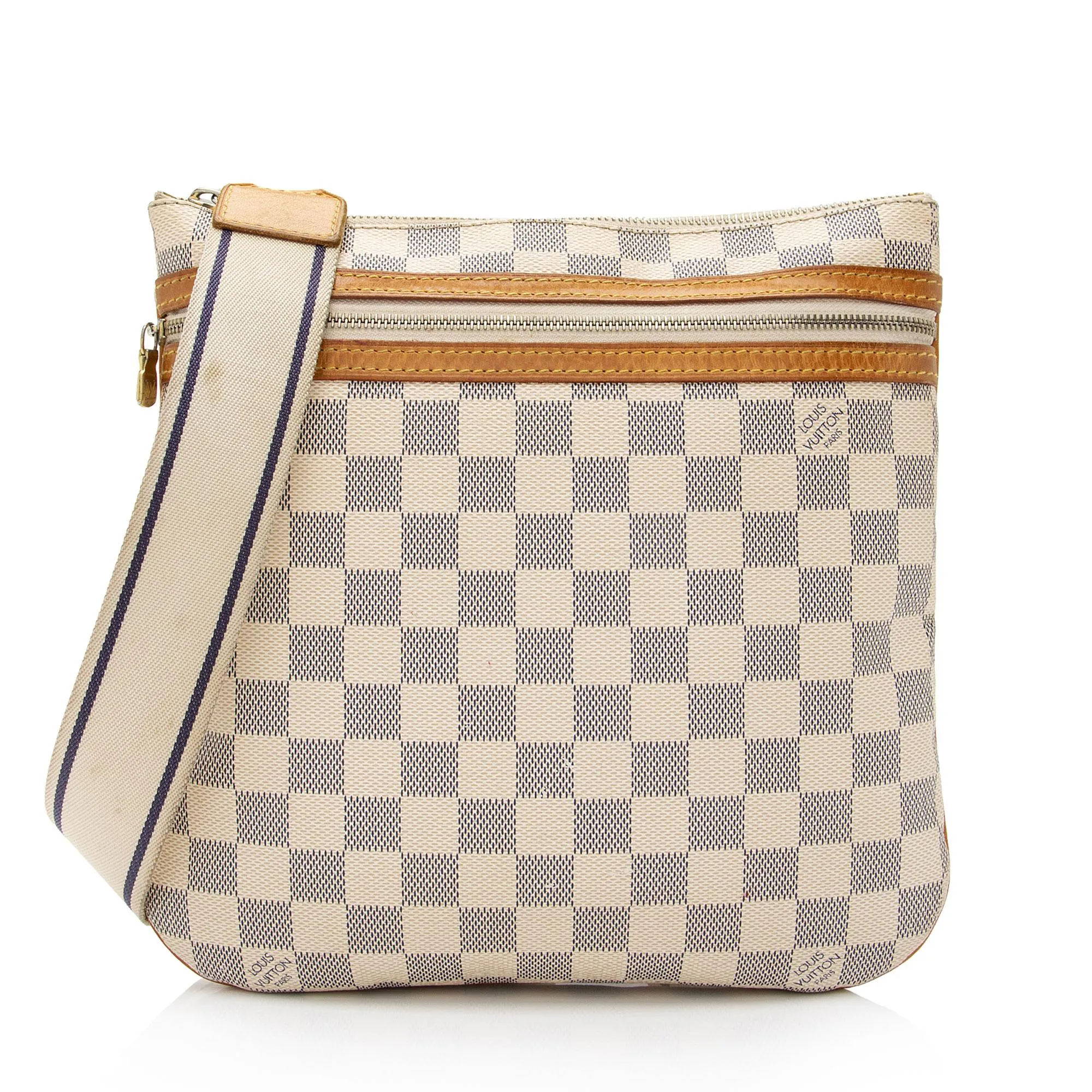 Louis Vuitton Damier Azur Pochette Bosphore Messenger Bag (SHF-BRPpFe)