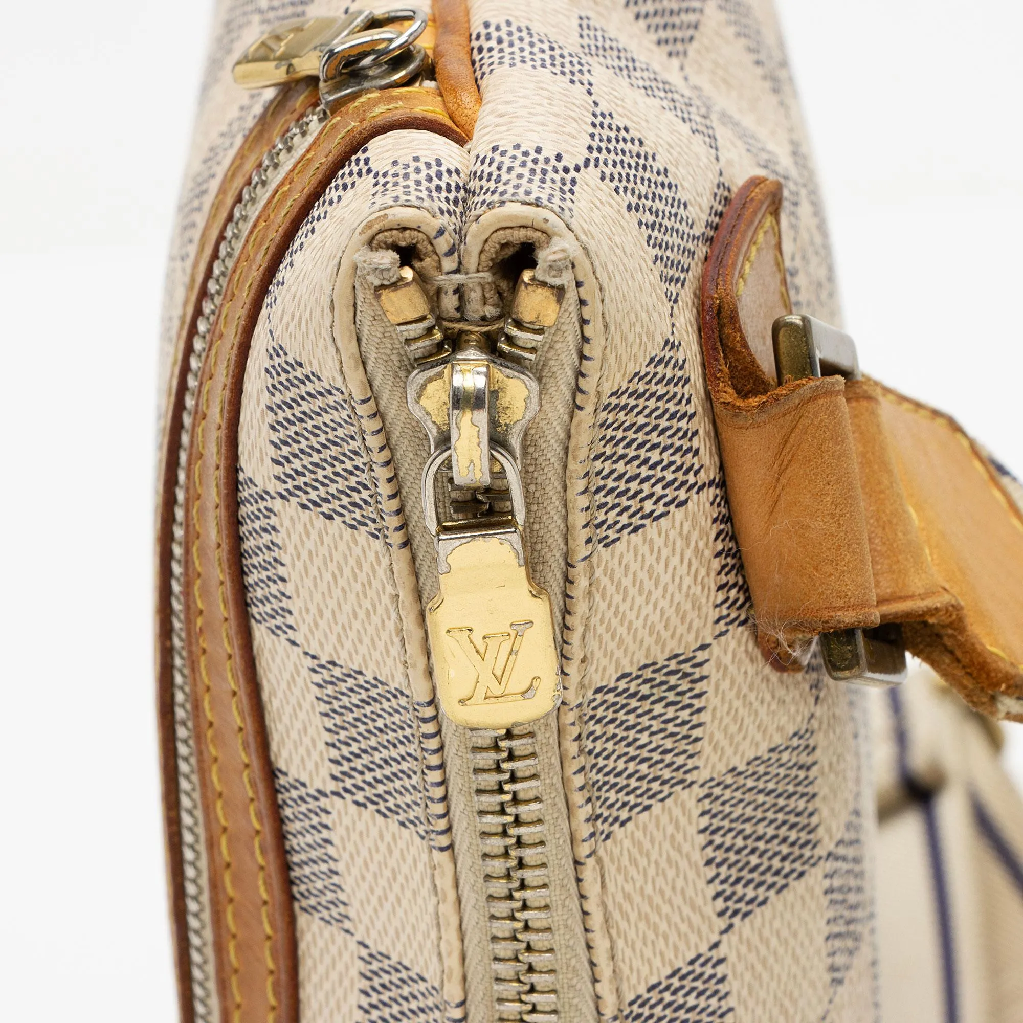 Louis Vuitton Damier Azur Pochette Bosphore Messenger Bag (SHF-BRPpFe)
