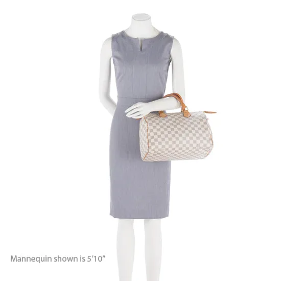 Louis Vuitton Damier Azur Speedy 30 Satchel (SHF-15538)