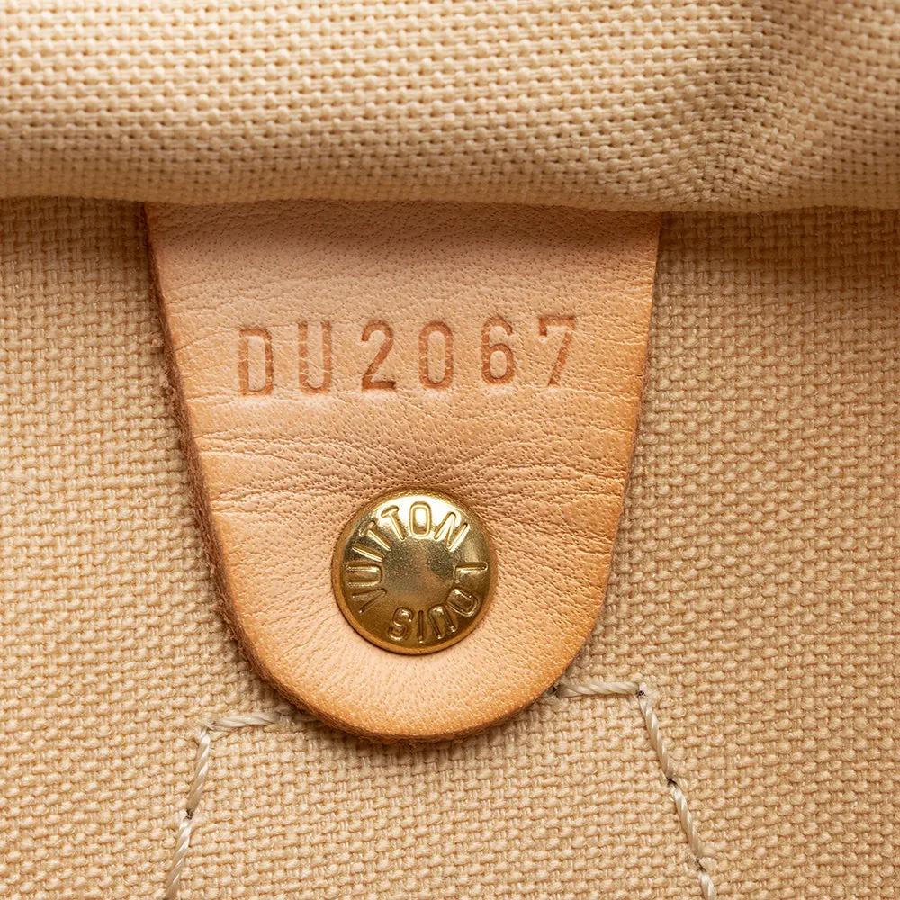 Louis Vuitton Damier Azur Speedy 30 Satchel (SHF-15538)