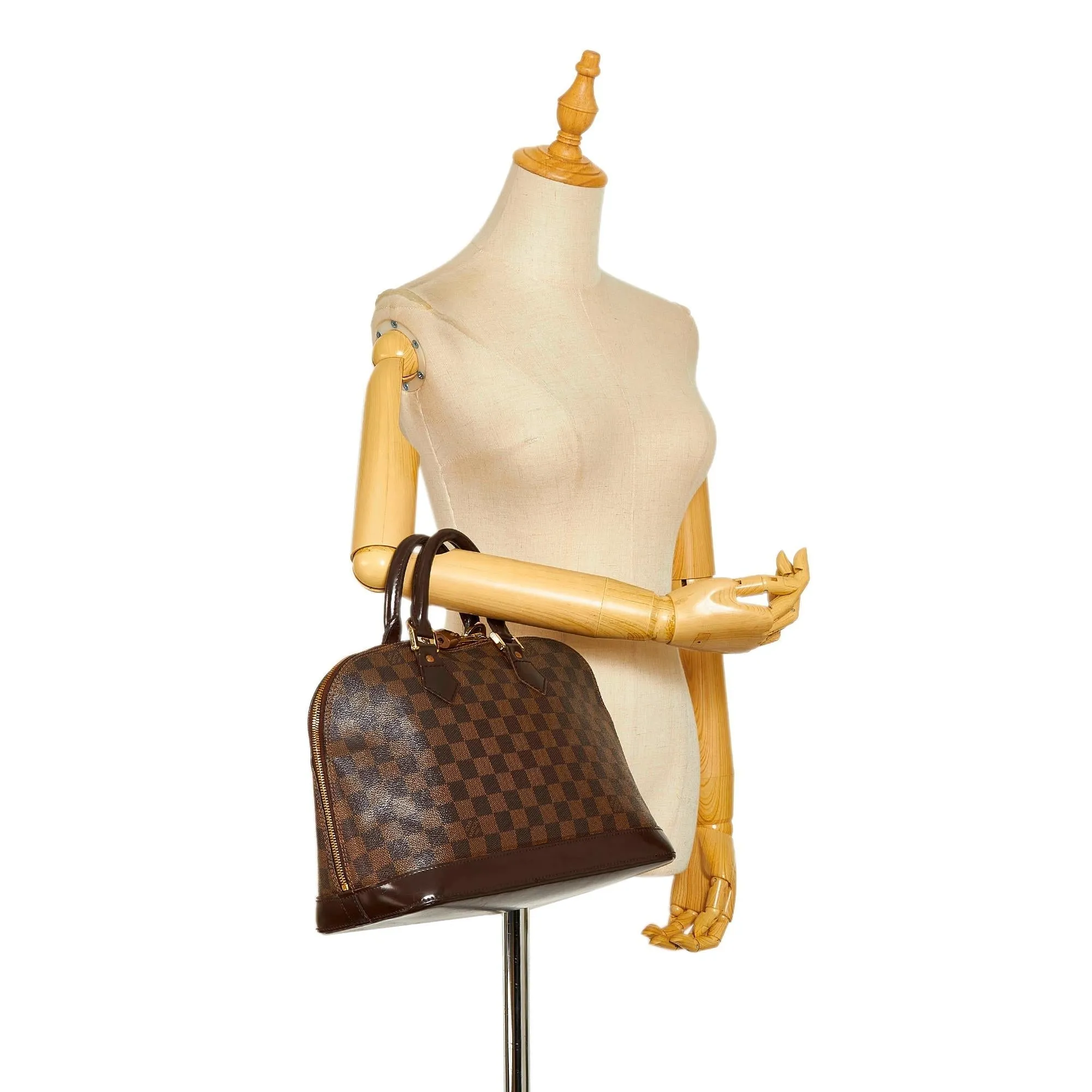 Louis Vuitton Damier Ebene Alma PM (SHG-36273)