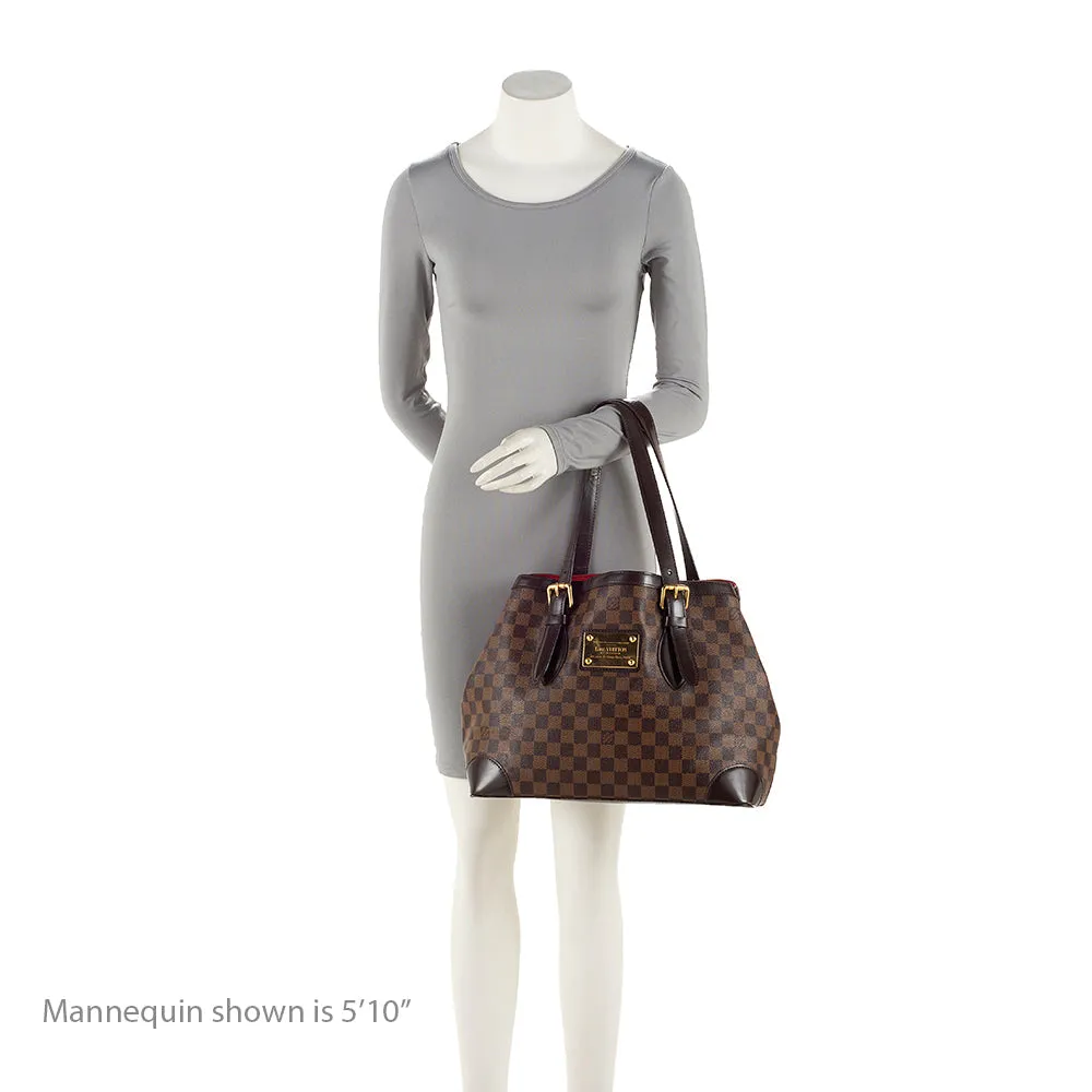 Louis Vuitton Damier Ebene Hampstead MM Tote (SHF-20804)
