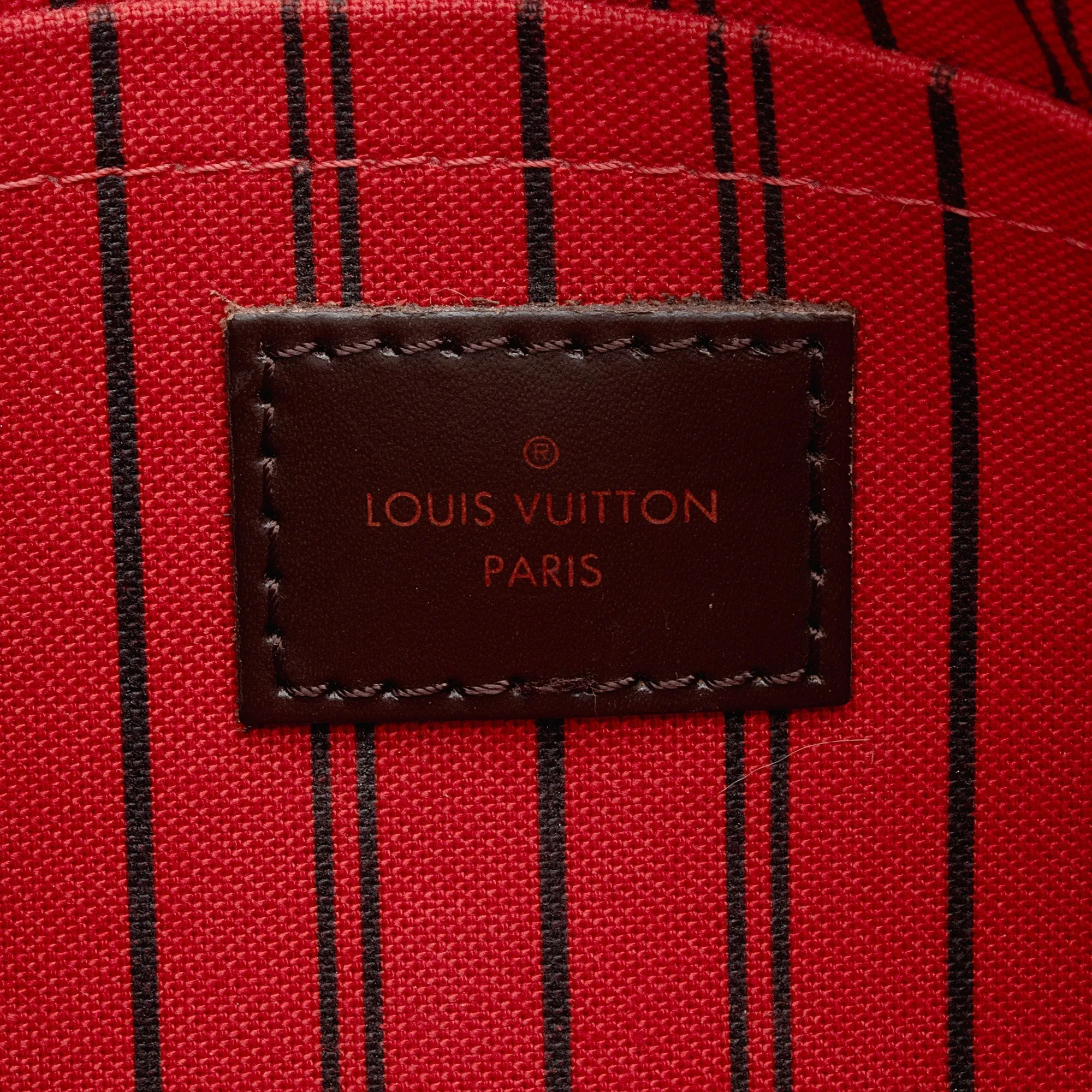 Louis Vuitton Damier Ebene Neverfull MM Pochette (SHF-lNhFi5)