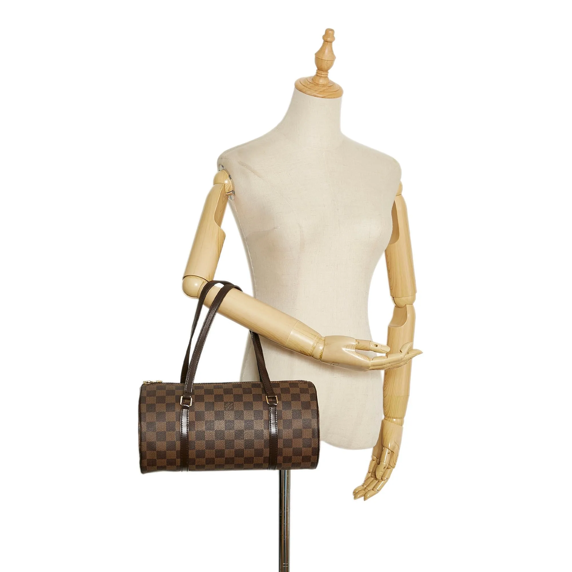 Louis Vuitton Damier Ebene Papillon 30 (SHG-37806)