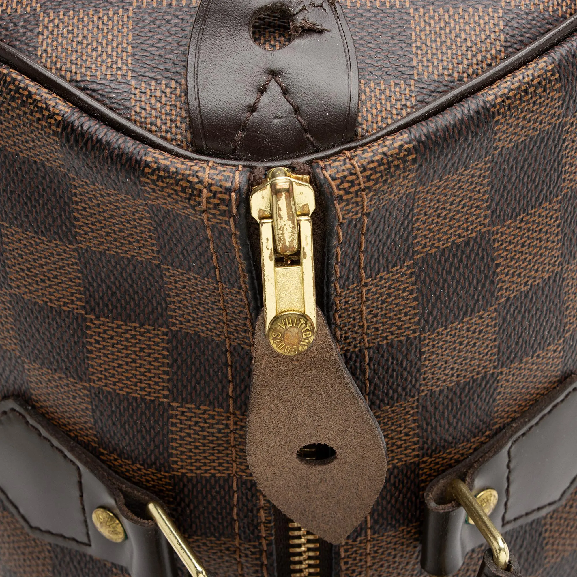 Louis Vuitton Damier Ebene Speedy 30 Satchel (SHF-bUu1Db)