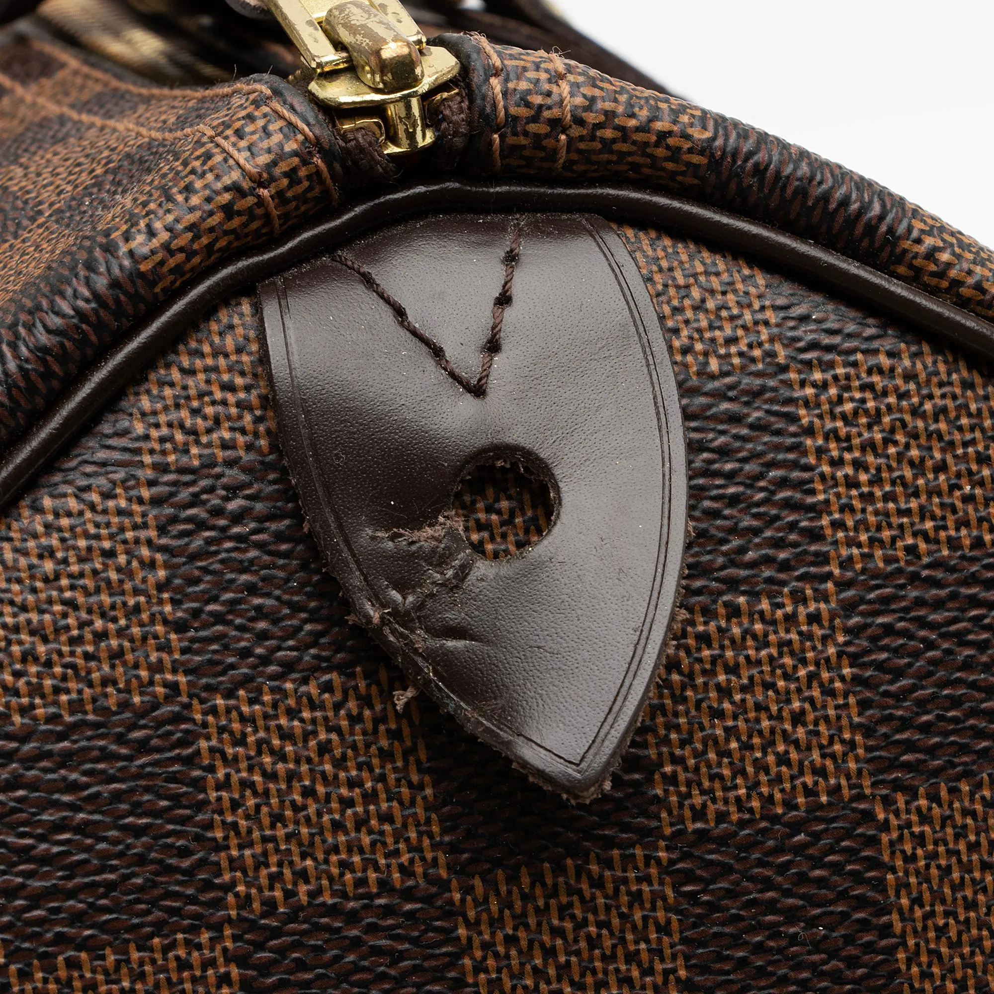 Louis Vuitton Damier Ebene Speedy 30 Satchel (SHF-bUu1Db)