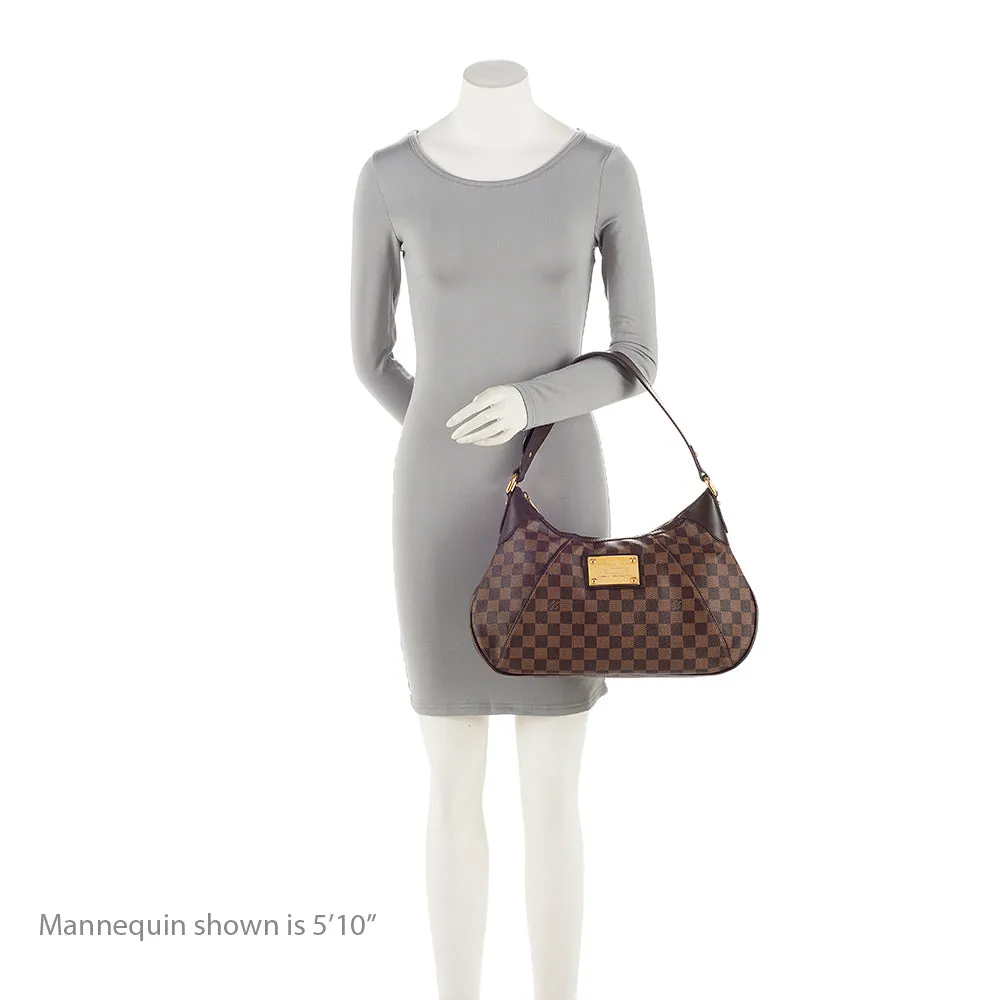 Louis Vuitton Damier Ebene Thames GM Shoulder Bag (SHF-21020)