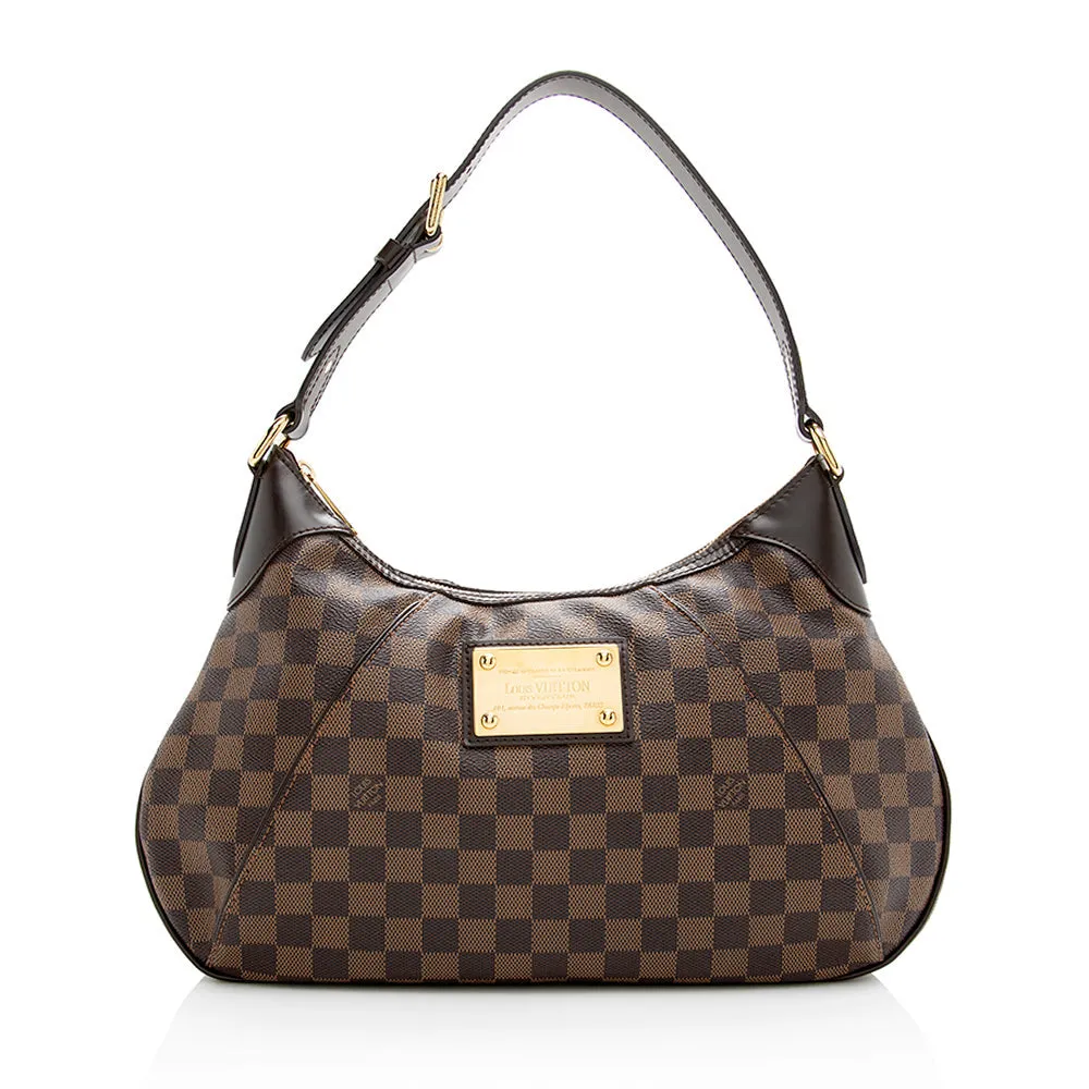 Louis Vuitton Damier Ebene Thames GM Shoulder Bag (SHF-21020)