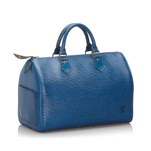 Louis Vuitton Epi Leather Speedy 30 Satchel (SHG-11990)