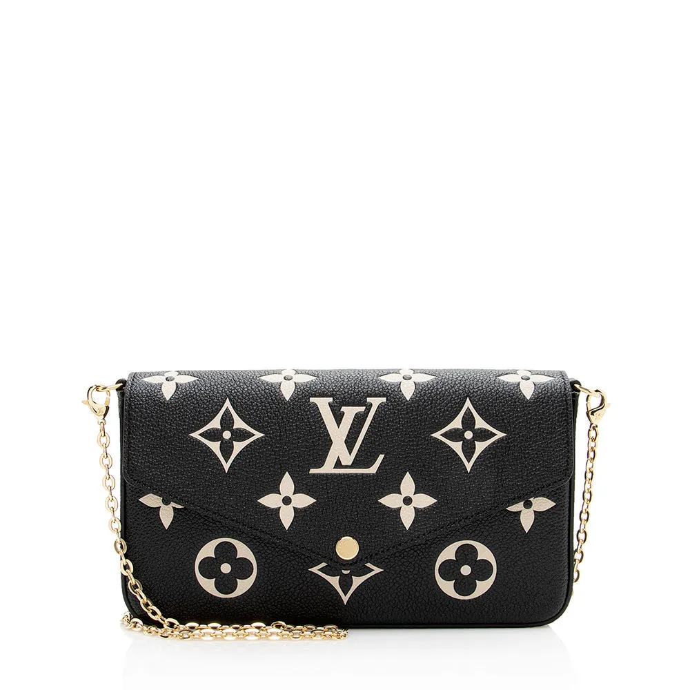 Louis Vuitton Giant Monogram Empreinte Felicie Pochette (SHF-RWXhoU)
