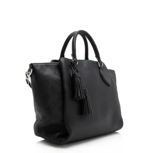 Louis Vuitton Mahina Leather Haumea Satchel (SHF-21619)