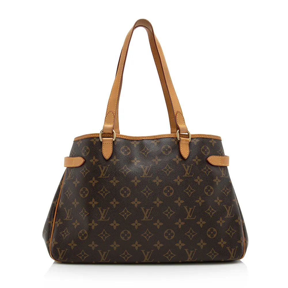 Louis Vuitton Monogram Canvas Batignolles Horizontal Tote (SHF-21273)