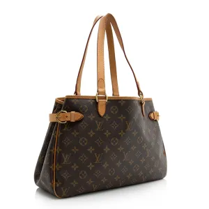 Louis Vuitton Monogram Canvas Batignolles Horizontal Tote (SHF-21273)