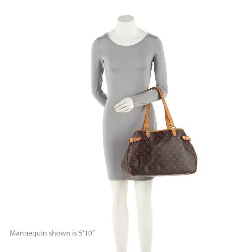 Louis Vuitton Monogram Canvas Batignolles Horizontal Tote (SHF-21273)